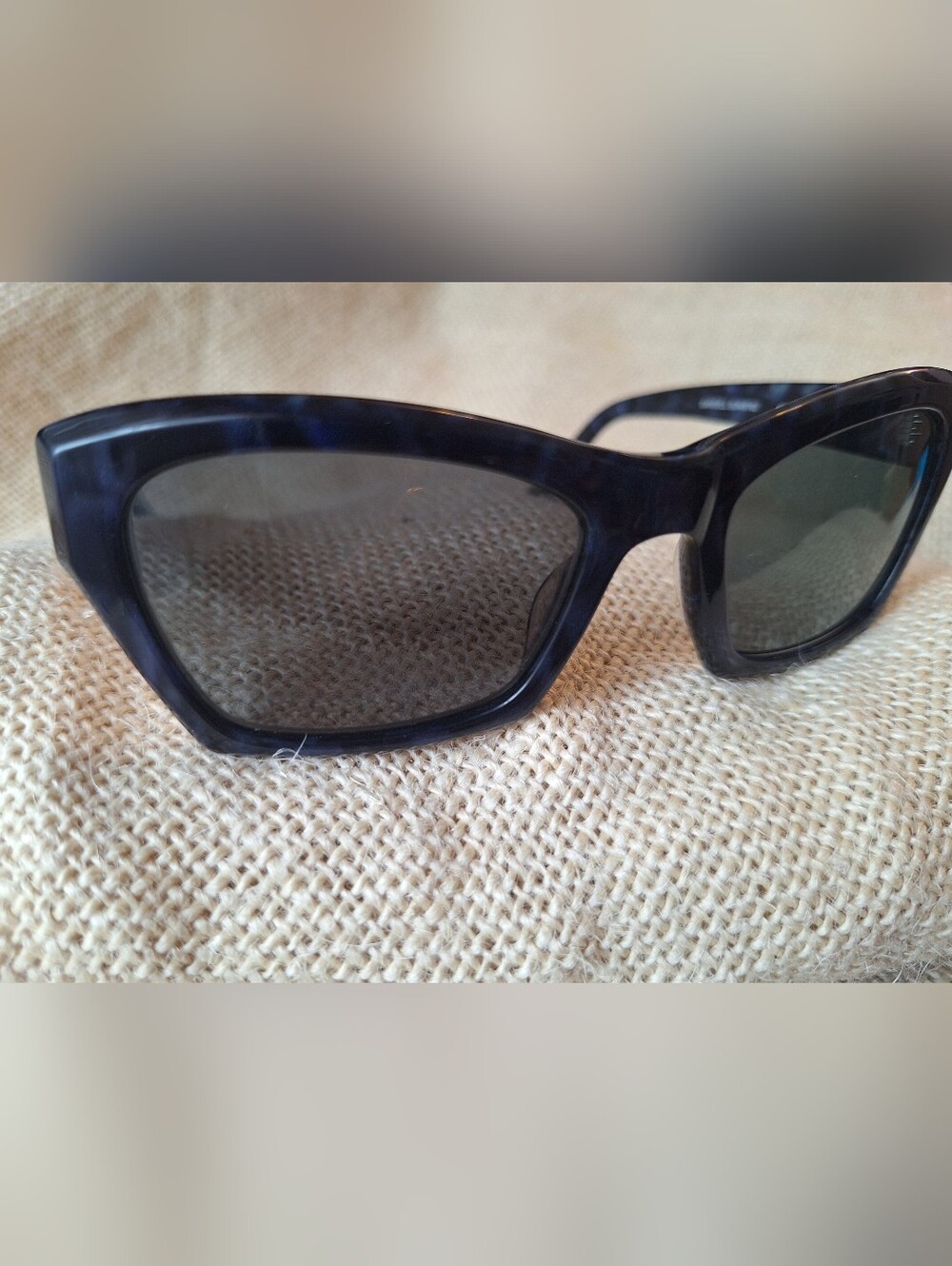Serephin Women's Cat-Eye Sunglasses in Dark Pearlized Blue